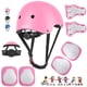 thumbnail image 1 of Set de protección DaCool para niños, casco de bicicleta y monopatín, color rosa, 1 of 7