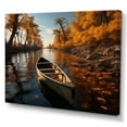 thumbnail image 2 of Designart "Rhapsody Along Canadian Rivers I" Transportation Canvas Art Print, 2 of 5