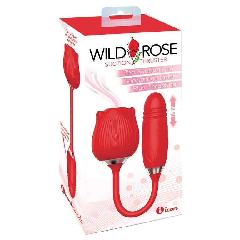 Adult Sex toy Bundle of Wild Rose And Thruster And Icon Brands Wild Rose Rechargeable Silicone Suction + Vibrator - Red - Walmart.com Adult Sex toy Bundle of Wild Rose And Thruster And Icon Brands Wild Rose Rechargeable Silicone Suction + Vibrator - Red - Walmart.com