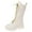 /g1White127, variant on MEZZALL Kids High Boots Sports Outdoor Fashion Autumn Children Girls Solid Color Shoes Flat Thick Bottom Non- Easy To Wear PU Upper Comfortable Boots Soft Footwear