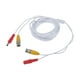 thumbnail image 1 of Cámara de reversa universal de Bargains Únicos, cable de video de cámara de reversa BNC+DC, extensión de cable de cámara de respaldo para monitor y respaldo blanco 5M, 1 of 1