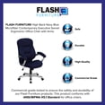 thumbnail image 3 of Scranton & Co High Back Microfiber Upholstered Office Chair in Navy, 3 of 7