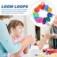 thumbnail image 5 of Loom 192 Pcs Pot Holder Kit for Kids Loops Elastic Braided Rope Aldult Acrylic Child, 5 of 6