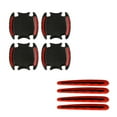 thumbnail image 1 of Car Door Handle Scratch Protective Sticker Reflective Strips Set, 1 of 8