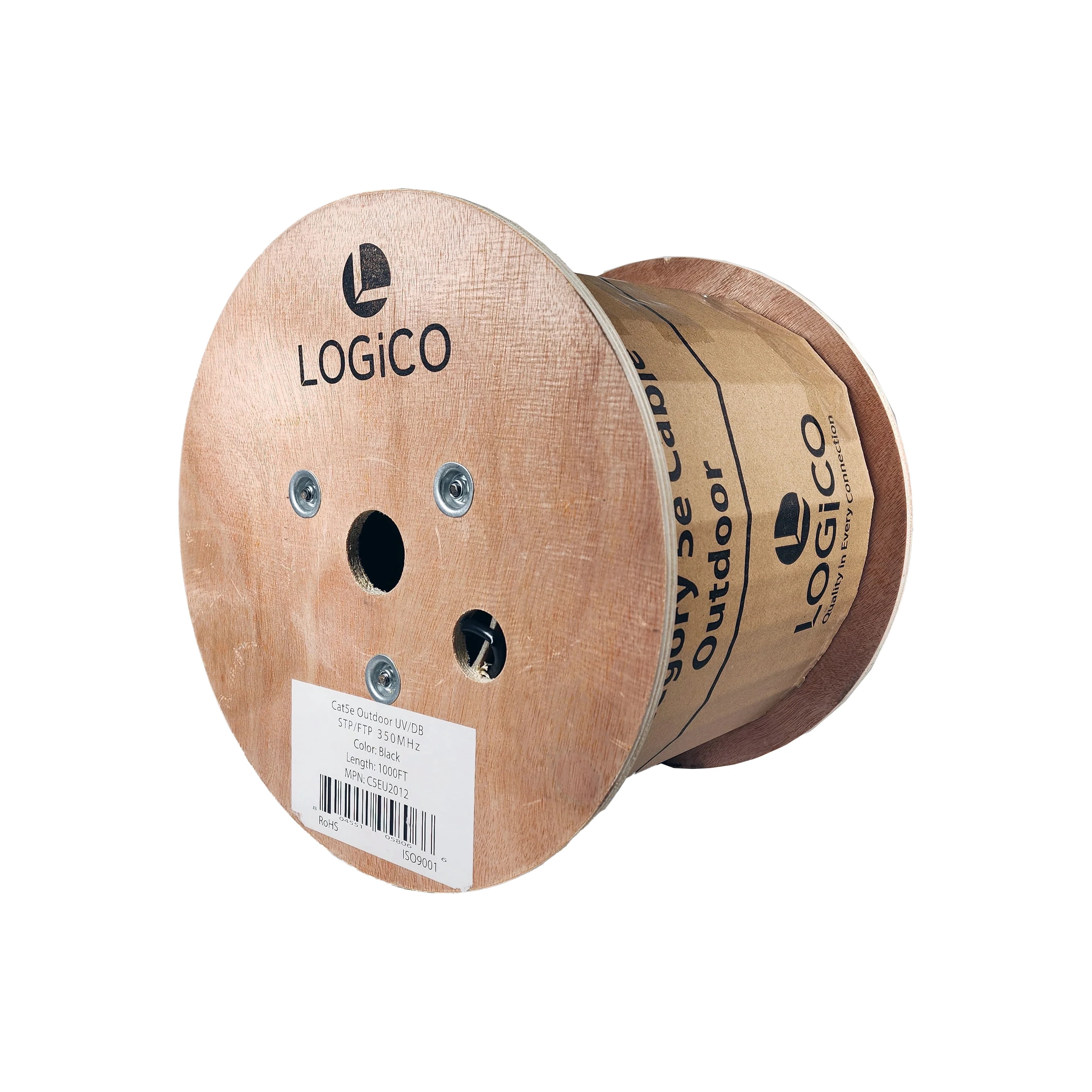 Cat5e STP/FTP Outdoor Shielded Ethernet Network UV Direct Burial 1000ft Cable
