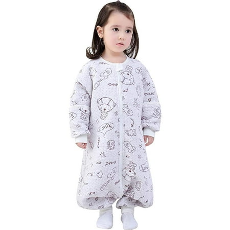 

Baby Wearable Blanket 100% Soft Cotton Cartoon Sleepsuit Warm Pajamas