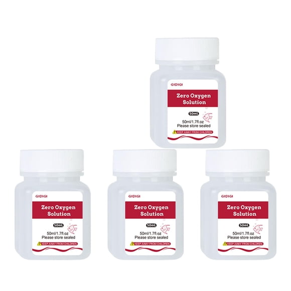 Solución de calibración GIDIGI Zero Oxygen para medidores de oxígeno disuelto 4x50 ml