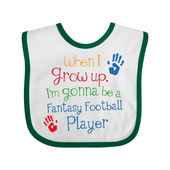 Inktastic Fantasy Football Player Future Boys or Girls Baby Bib