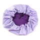 thumbnail image 2 of Gorro de Seda Satinado para Dormir, Gorro de Salón Reversible, para El Cabello para Cabeza de s Mujeres - Púrpura Macarena Gorro de dormir con capucha de satén para mujer, 2 of 8