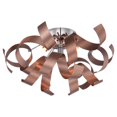 thumbnail image 3 of Quoizel Ribbons Large Flush Mount in Satin Copper, 3 of 5
