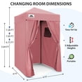 thumbnail image 3 of EAGLE PEAK 4ft x 4ft Pink Pop Up Outdoor Canopy, Portable, 3 of 10