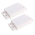 thumbnail image 1 of 2pcs MC-31 Surface Mount Wired NC Door Sensor Alarm Magnetic Reed Switch White, 1 of 5