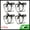 Black, White, variant on Unique Bargains Solid Color Gift Bags 4 Pcs Black White