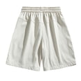thumbnail image 4 of Enridrech M-4XL Summer Shorts Casual Stylish Comfortable Loose Drawstring Elastic Waist Short Pants with Pockets, 4 of 6