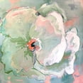 thumbnail image 2 of Riger, Sue 20x20 White Modern Wood Framed Museum Art Print Titled - Contemporary Floral II, 2 of 4