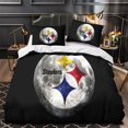 thumbnail image 1 of Ensemble de Literie Pittsburgh Steelers Housse de Couette Sans Remplissage, 1 of 7