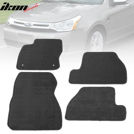 - Fits 11-15 Ford Focus Floor Mats Carpet Front & Rear Gray 4PC - Nylon