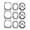 C, variant on 3 Set 3 in 1 Air Compressor Cylinder Head Base Valve Plate Gaskets Washers