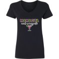 thumbnail image 3 of Inktastic Mamacita Margarita Women's V-Neck T-Shirt, 3 of 5