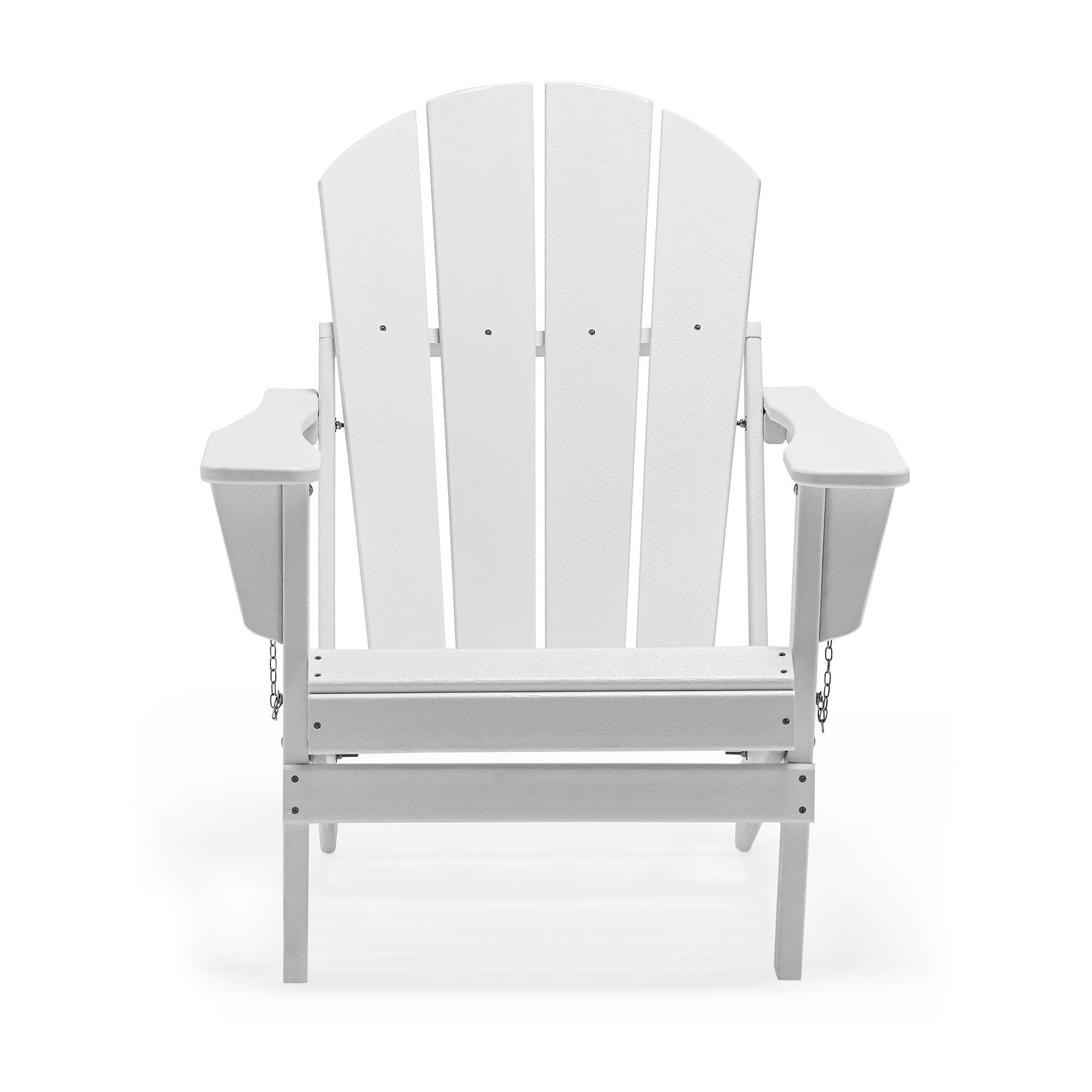 PORCHSIDE Outdoor Folding Adirondack Chair (Set of 2), White