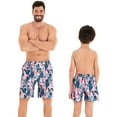 thumbnail image 3 of FLMEI Parent-Child Father Son Matching Swim Trunks Mens Swim Trunks for Baby Kids Dad Family Matching Swimsuits Shorts, 3 of 8