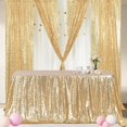 thumbnail image 3 of Mantel Poise3ehome con lentejuelas doradas, 127 x 183 cm, rectangular, 3 of 5