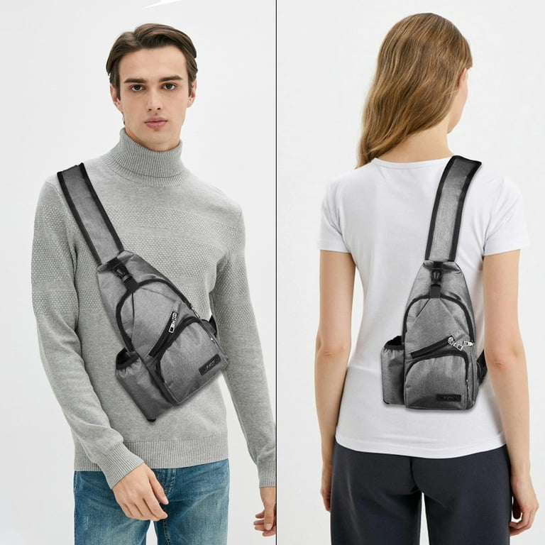 SKYSPER Sling Bag Crossbody Backpack - Chest Shoulder Cross Body Bag Travel  Hiking Casual Daypack for Women Men
