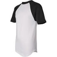 thumbnail image 2 of Baseball Short Sleeve Tee 2.0 3Xl White/Black, 2 of 5