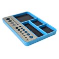 thumbnail image 3 of Mistaha Blue Magnetic Parts Tray for Aircraft/Car/Ship Models Repair - Special Tool Organizer with Magnetic Base, Multiple Round/Hexagonal Holes, Durable Design, 3 of 7