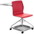 thumbnail image 4 of NPS Go Series 34" Ergonomically Designed Modern Plastic Chair in Red, 4 of 5