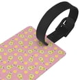 thumbnail image 3 of Hirioo Avocado And Sun for Luggage ID Tag with Adjustable Strap Travel Baggage Bag Tags Suitcase Identify Labels for Women Men, 3 of 7