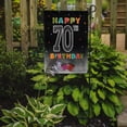 thumbnail image 2 of Happy 70th Birthday Garden Flag, 2 of 3