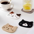 thumbnail image 1 of Juego de manteles individuales antideslizantes de PVC para aislamiento térmico de 2 • Mantel absorbente para tazas y cuencos calientes • Protector de encimera de cocina de 10x8 pulgadas en verde, 1 of 6