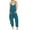 Blue 2, variant on Baqcunre Jumpsuits for Women Womens Summer Jumpsuit Sleeveless Loose Solid Color Fashion Strap Loose Jumpsuit Pocket Jumpsuit for Women Jumpsuits for Women Dressy One Piece Jumpsuits for Women