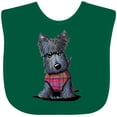 thumbnail image 3 of Inktastic Scottie Dog in Plaid Boys or Girls Baby Bib, 3 of 4