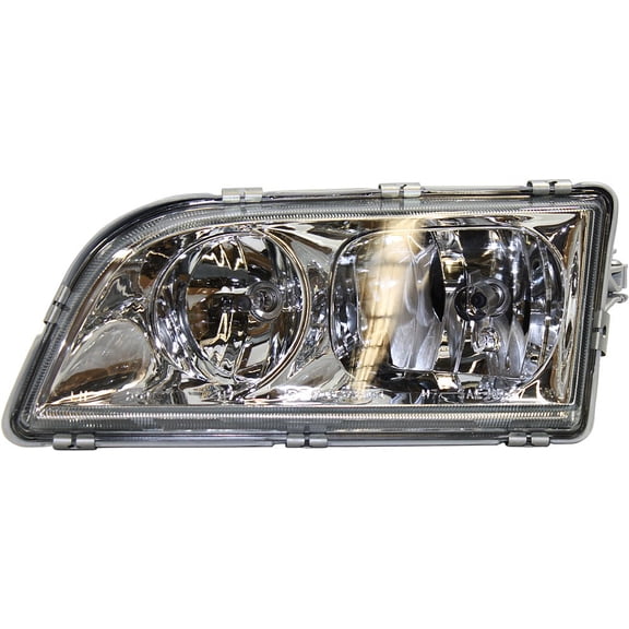 Headlight Compatible With 2000-2004 Volvo S40 V40 Left Driver Halogen With bulb(s) CAPA Certified