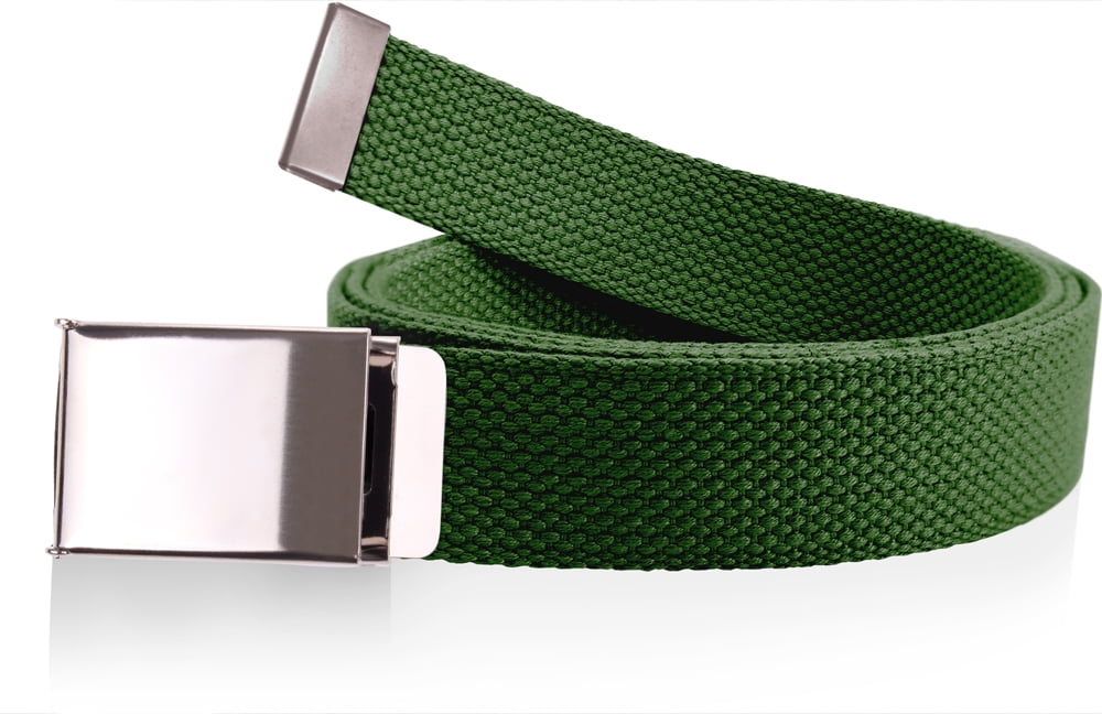 metal clip web belt