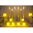 thumbnail image 4 of 6 Pack Battery LED Candles with Remote Timer, Real Wax Flickering Warm White Light for Christmas, Wedding, Home, Ivory, 4 of 4