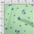 thumbnail image 1 of oneOone Polyester Lycra Fabric Leaves & Flower Floral Decor Fabric Printed BTY 56 Inch Wide, 1 of 4