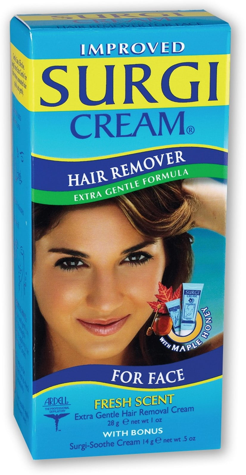 SURGI-CREAM Hair Remover For Face, Extra Gentle Formula 1 ...