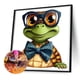 thumbnail image 5 of Pintura de diamante 5D DIY Kit de tortuga de taladro redondo completo decoración del hogar arte artesanal 30x30cm, 5 of 9