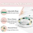 thumbnail image 3 of 13 14 15 16 17 18 21 Year Old Birthday Gifts for your love, Wave Birthday Bracelet Gifts with Birthday Card for Daughter Granddaughter Niece Friends, 3 of 7