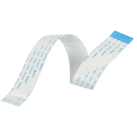 Uxcell Flexible Flat Cable Extension Cables 15 Pins 1.0mm Pitch 200mm B Type for DVD Player 6 Pack