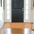 thumbnail image 3 of Ottomanson Non-Slip Hallway Runner Rug 2'2" x 6' Perfect for High Traffic Areas, Orange Trellis, 3 of 8