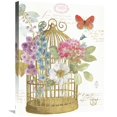thumbnail image 1 of Global Gallery's 'Rainbow Seeds Romantic Birdcage II' By Lisa Audit Stretched Canvas Wall Art, 1 of 4