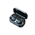thumbnail image 2 of Azultooth Compatible v5.2 Auriculares Verdadera pantalla digital LED inalámbrico en auriculares recargables de orejas Auriculares libres de manos libres Inevent EL018304-01B, 2 of 7