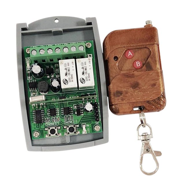 Interruptor de control remoto inalámbrico Zulema RF de 2 canales transmisor 433 mhz con receptor