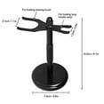 thumbnail image 2 of Deluxe Chrome Razor and Brush Stand. The Best Safety Razor Stand. This Will Prolong The Life of Your Shaving Brush Black, 2 of 3