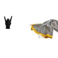 thumbnail image 1 of Escultura Creativa De Dedos Y Manta Suave A Rayas Para Dormitorio, Apartamento, Restaurante, Decoración, Artesanías únicas Con Señales De Mano Y Cálida Manta De Estilo Rústico., 1 of 8