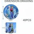 thumbnail image 3 of 40pcs Frozen Party Supplies Include 20 Plates, 20 Napkins for the Frozen Birthday Party Decoration, 3 of 3